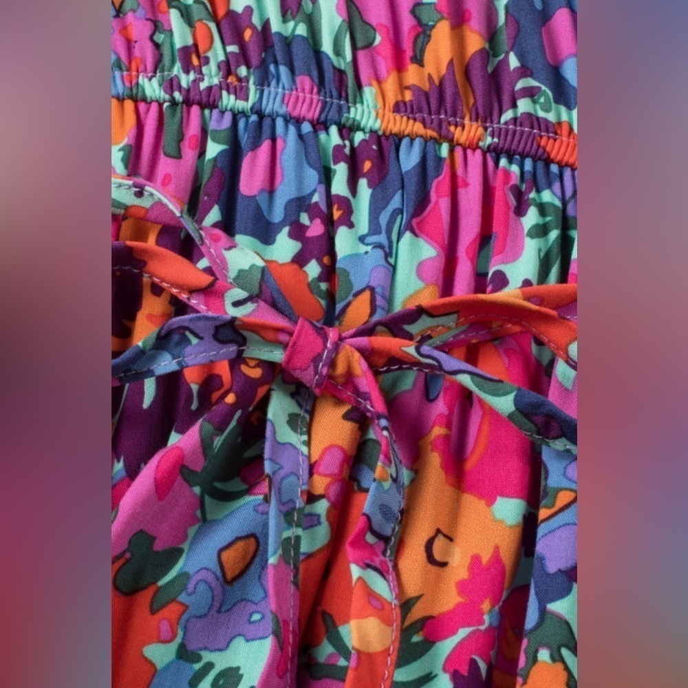 Floral Maxi Dress in Vibrant Print - Picture 9 of 15
